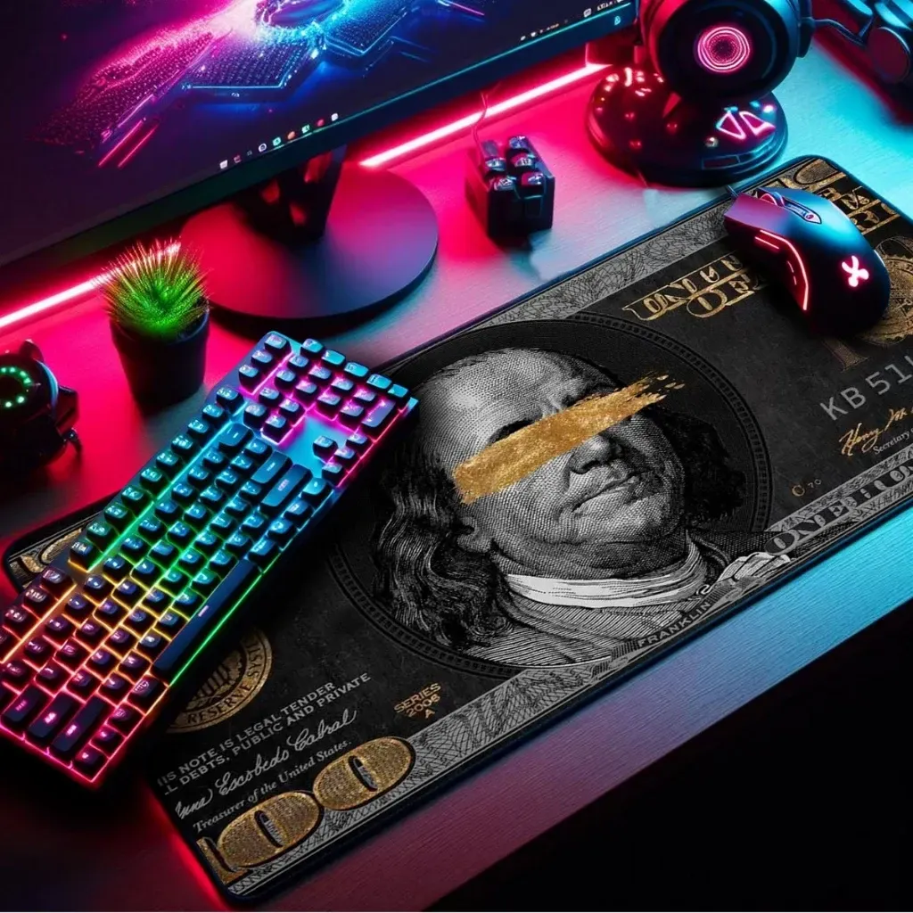 Mousepad Gigante Black Dollar