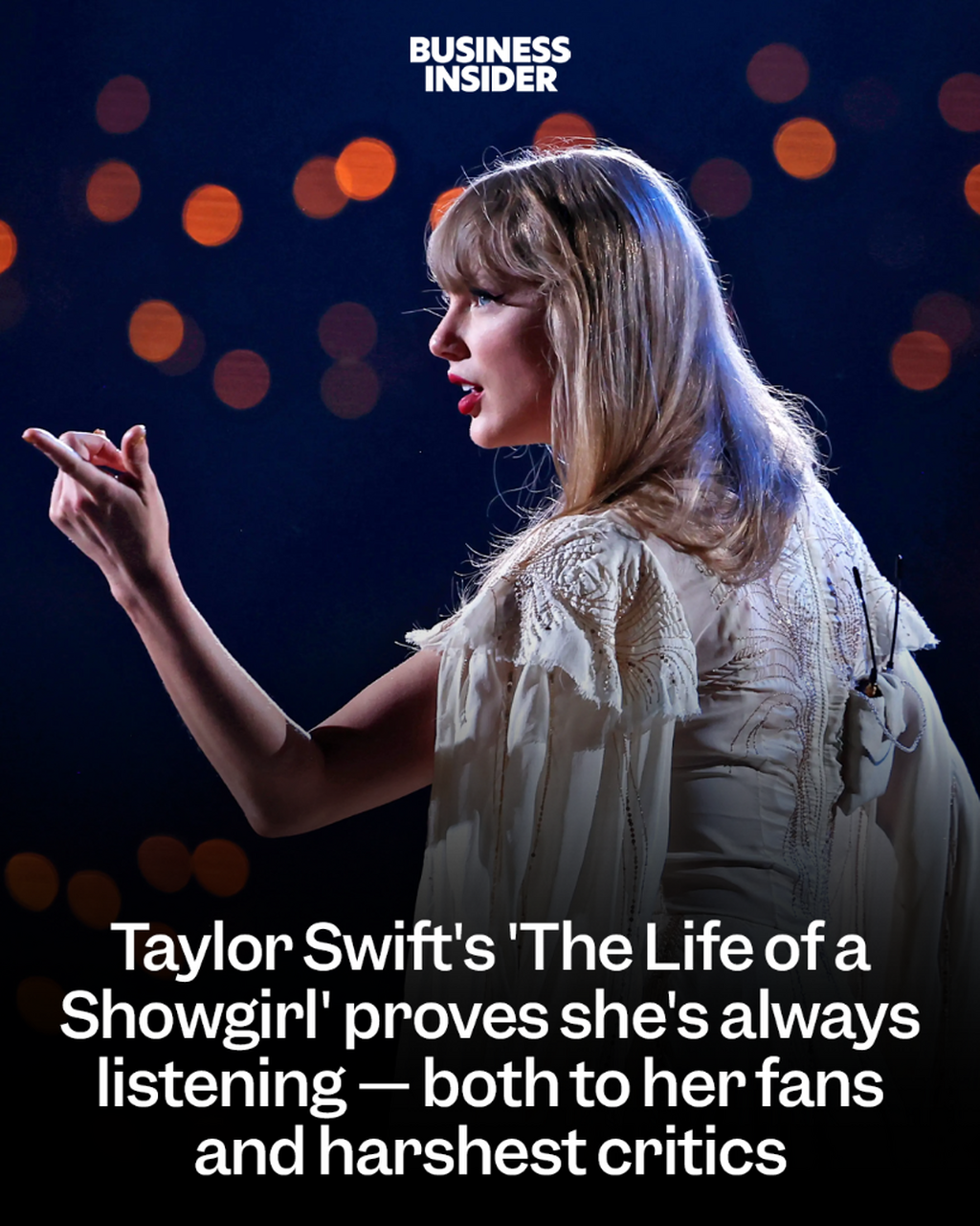 Taylor Swift's 'The Life of a Showgirl' proves she's always listening &mdash; both to her fans and harshest critics