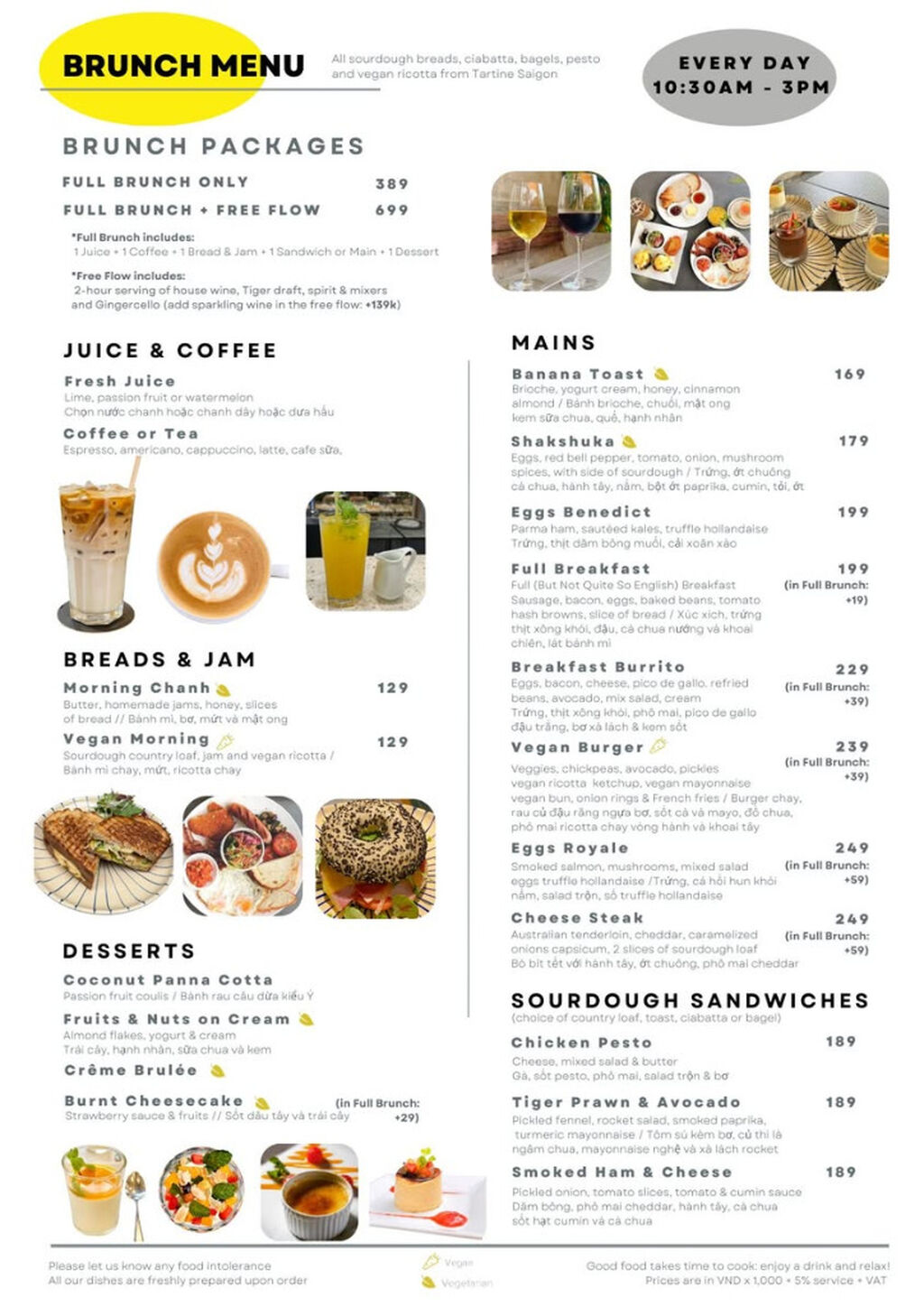🥂🧇🍽️ Brunch (Boozy, or not): Every Day 10:30am-3pm 🥂🧇🍽️