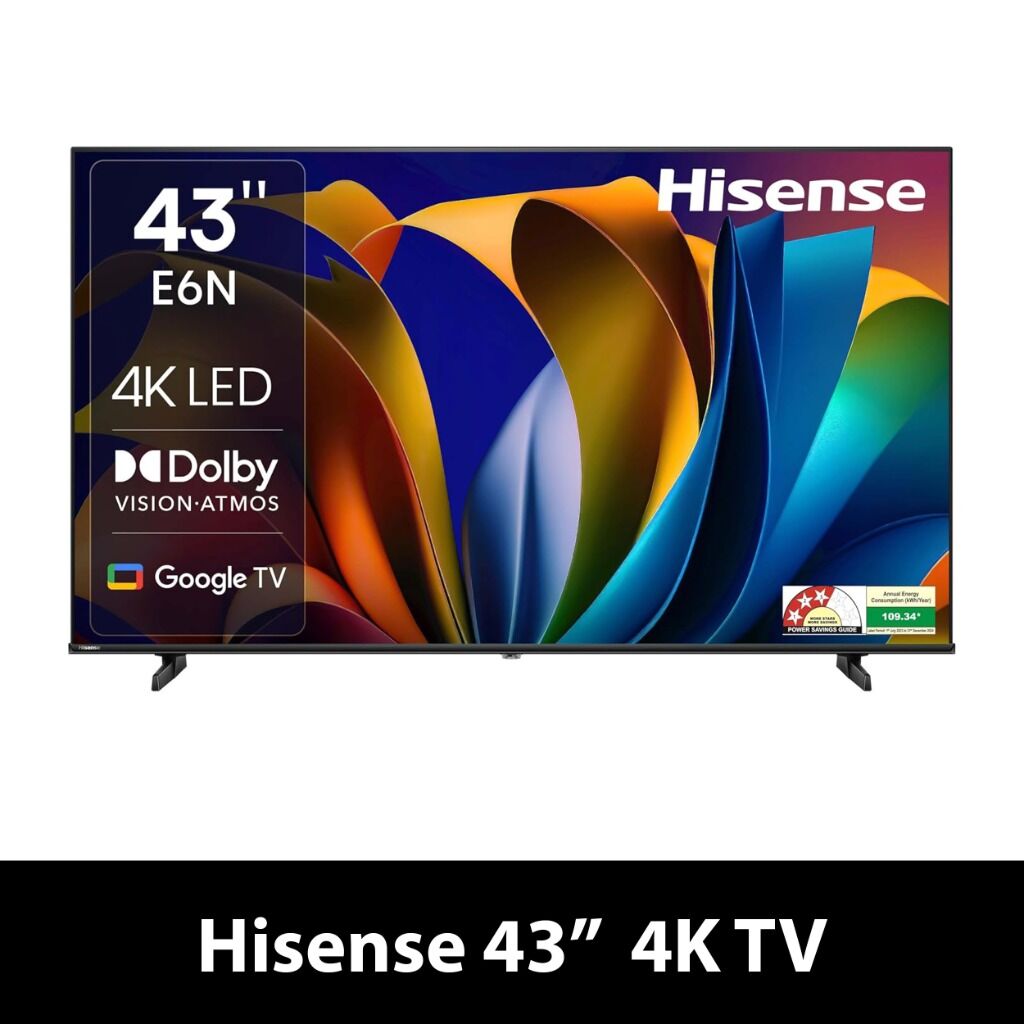 Hisense 43 inch 4k tv - best tv under 20000