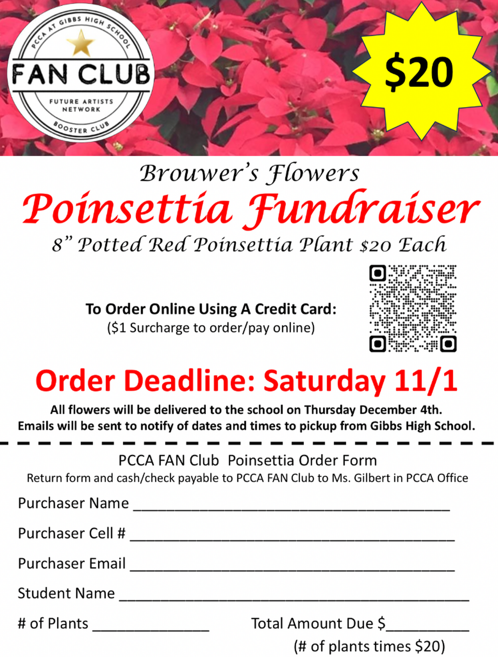 Pointsettia Fundraiser
