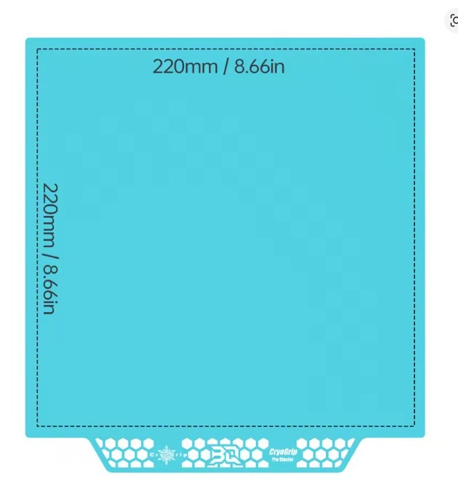 LINK MESA AZUL (CRYOGRIP)- ENDER3 KE (ESCOLHER A AD5M)