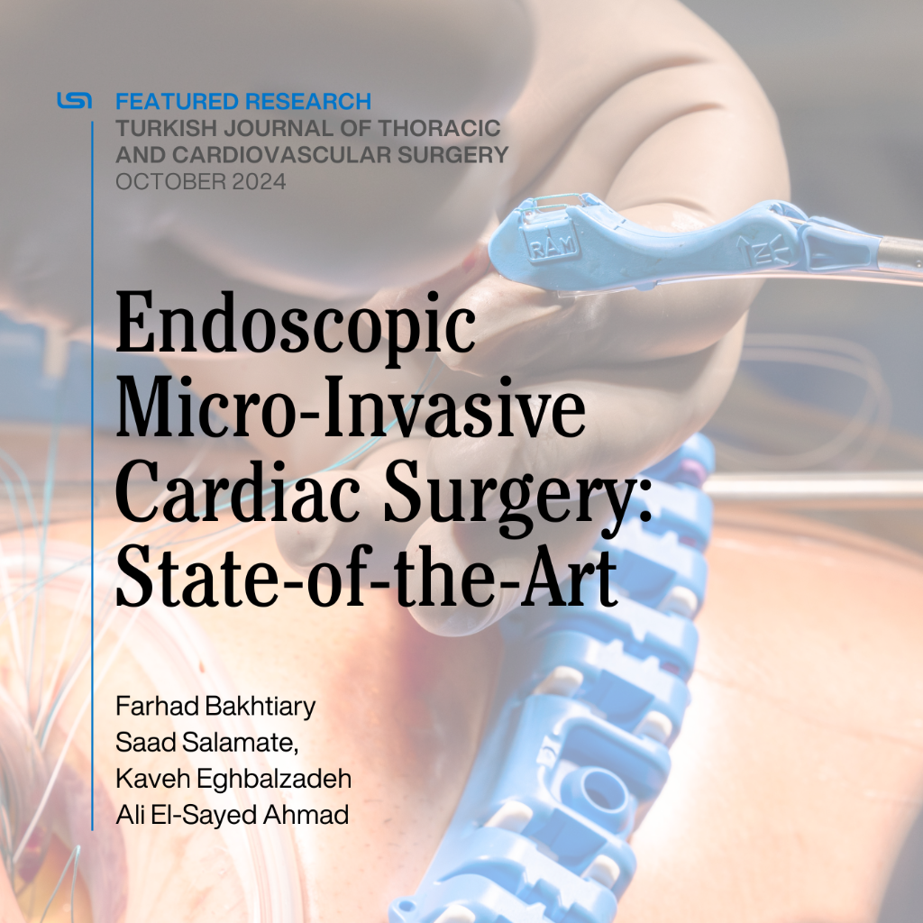 Turkish Journal of Thoracic & Cardiovascular Surgery | 2024