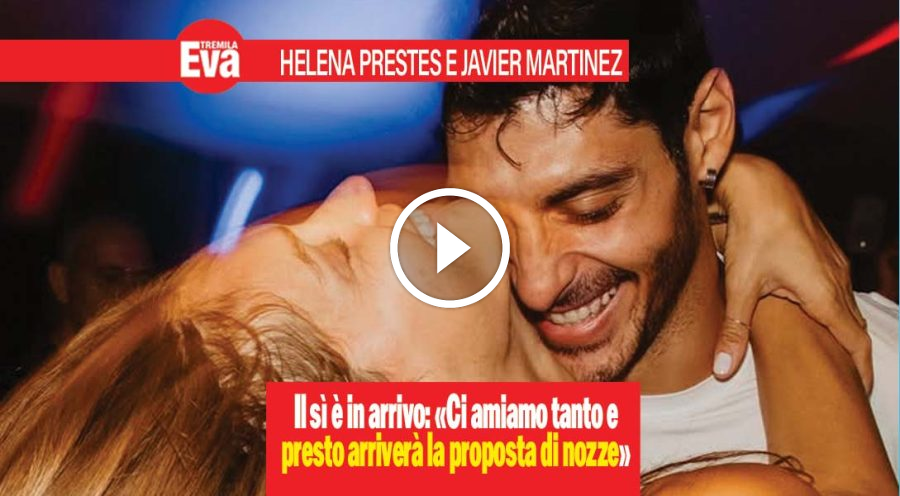 Helena Prestes e Javier Martinez sono pronti per le nozze
