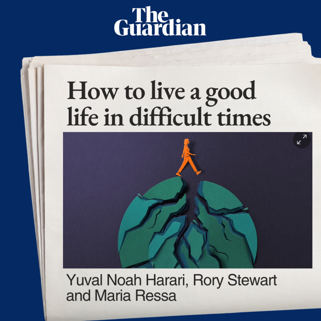 How to live a good life in difficult times | Yuval Noah Harari