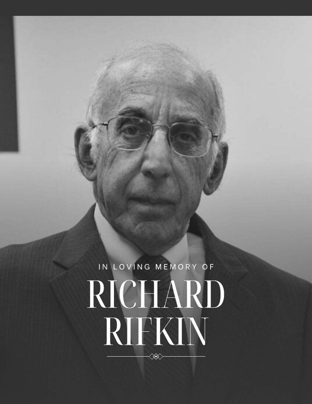 Albany Law Mourns the Passing of Richard Rifkin, Legal Director at the Government Law Center