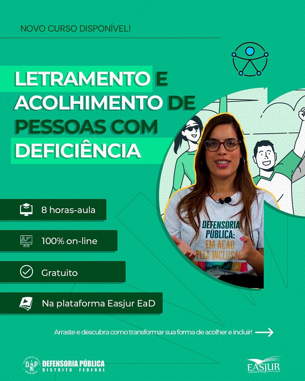 Letramento e Acolhimento de Pessoas Com Defici&ecirc;ncia - Curso EaD