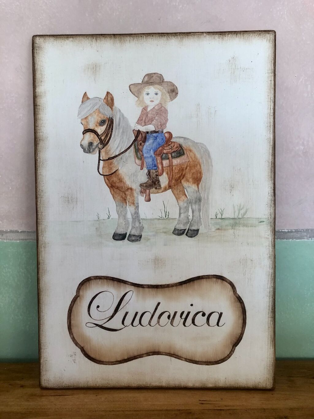 Ludovica a cavallo