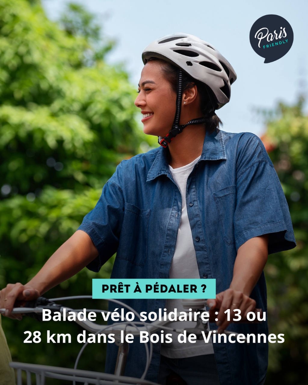 Balade v&eacute;lo solidaire : 13 ou 28 km dans le Bois de Vincennes