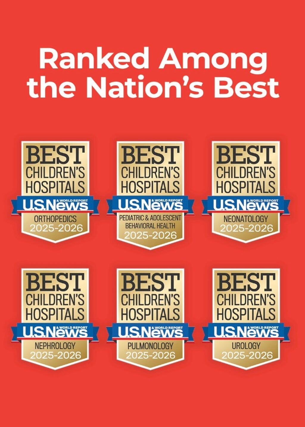 Joe DiMaggio Children&rsquo;s Hospital Achieves National Recognition with 6 Specialties Ranked by U.S. News & World Report