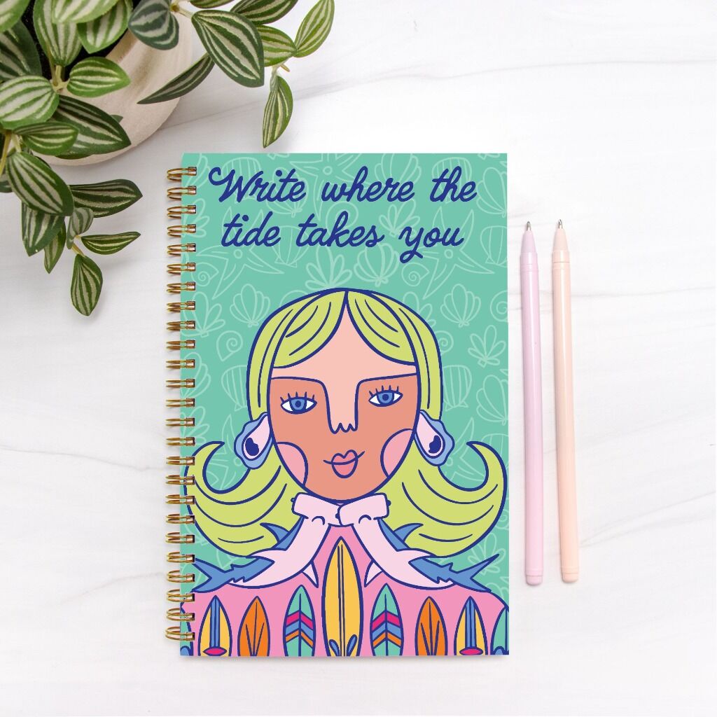 Ocean Ladies Notebook | Etsy