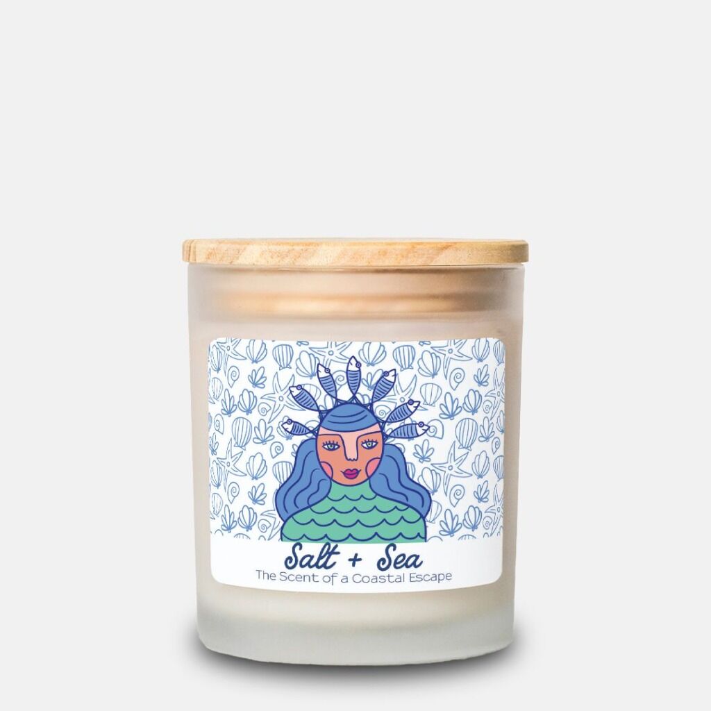 Ocean Ladies Salt + Sea Candle | Etsy