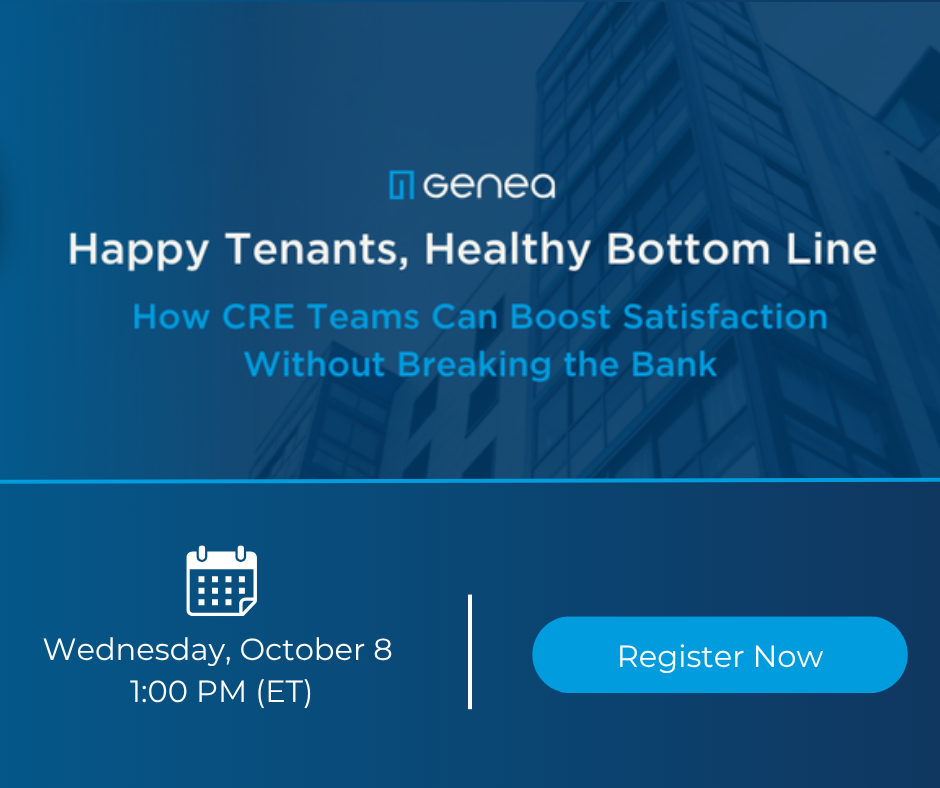 Genea Webinar: Healthy Tenants, Healthy Bottom Line 