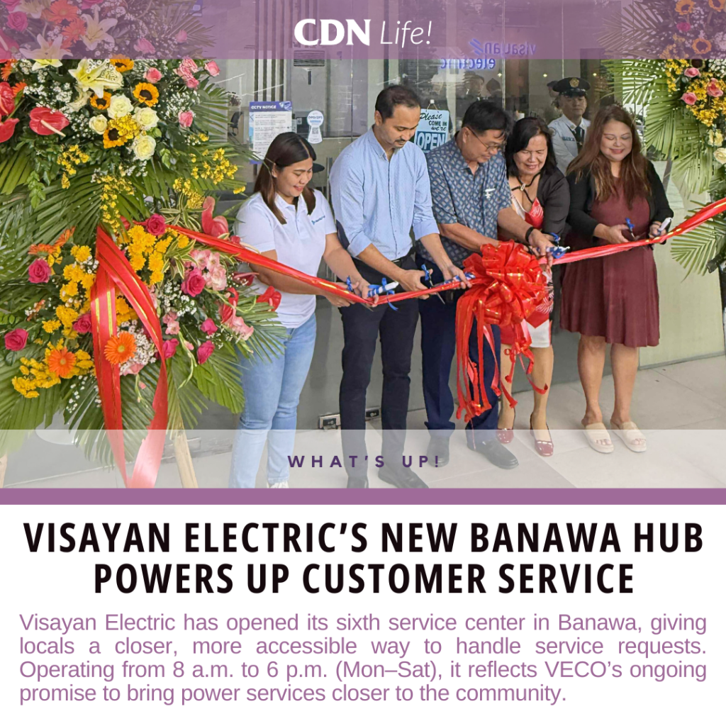 Visayan Electric opens new service center in Banawa