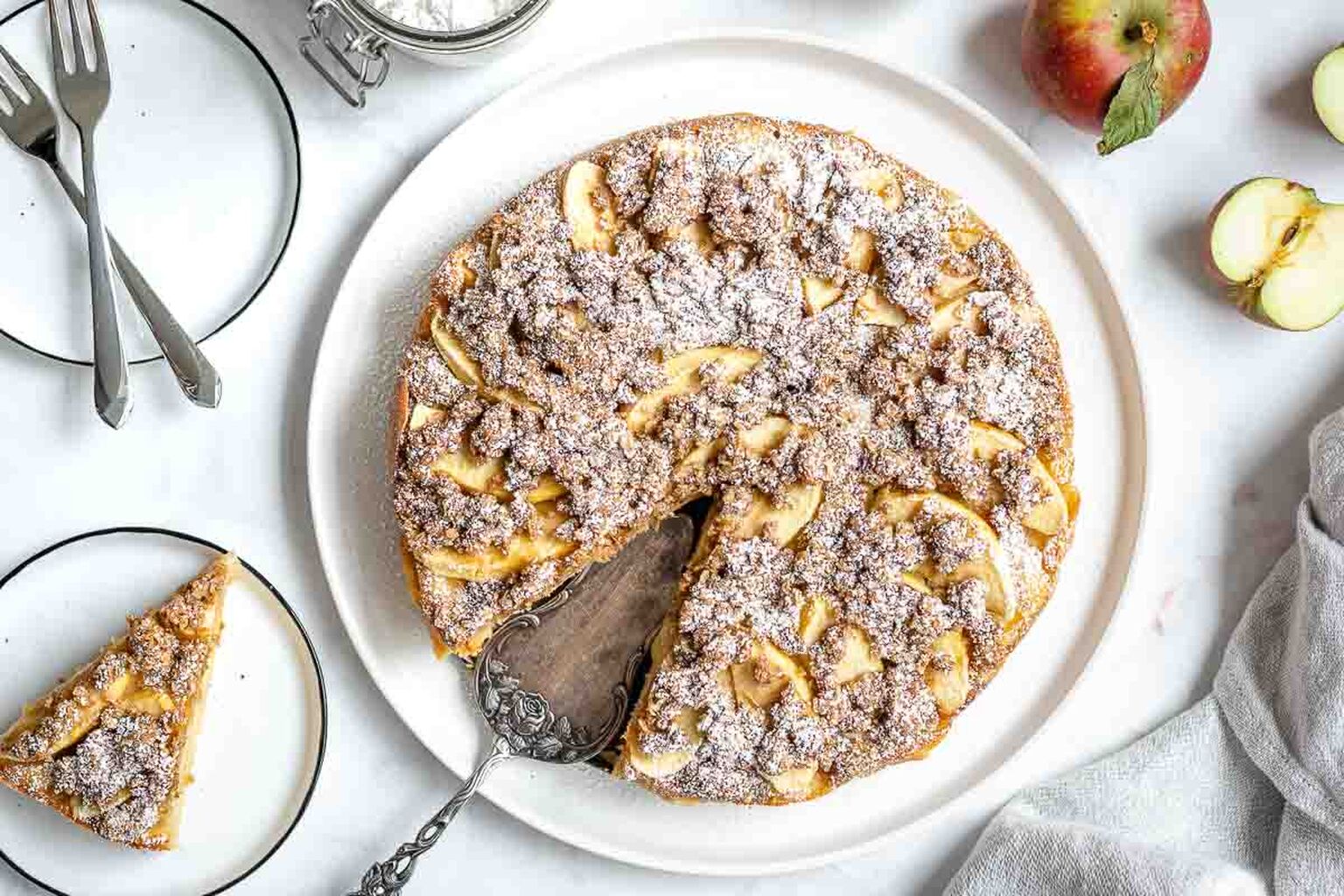 Apfel-Streuselkuchen | Rezept | Elle Republic