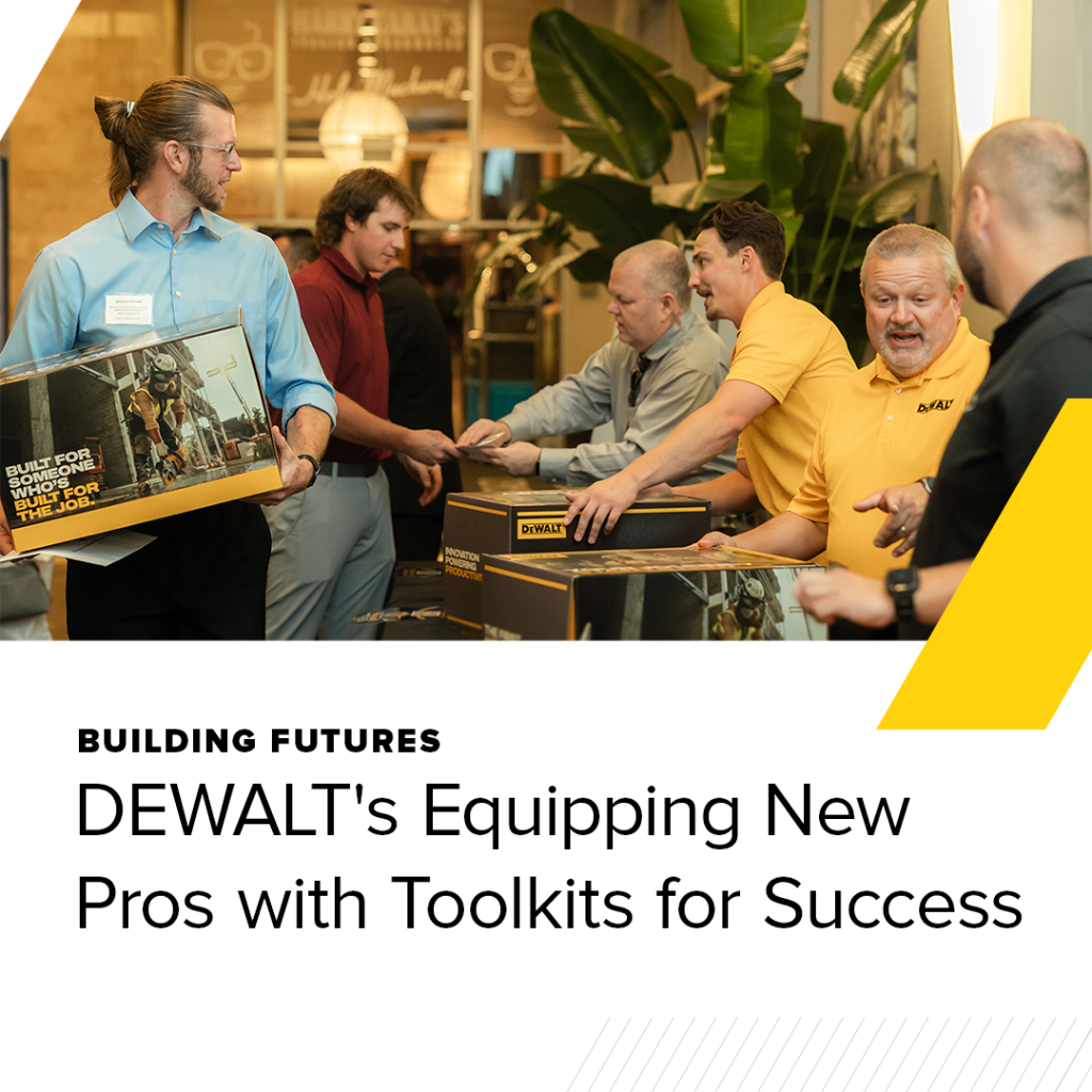 DEWALT&reg; CELEBRATES 300+ CHICAGO CARPENTRY GRADUATES WITH DEWALT TOOLKITS