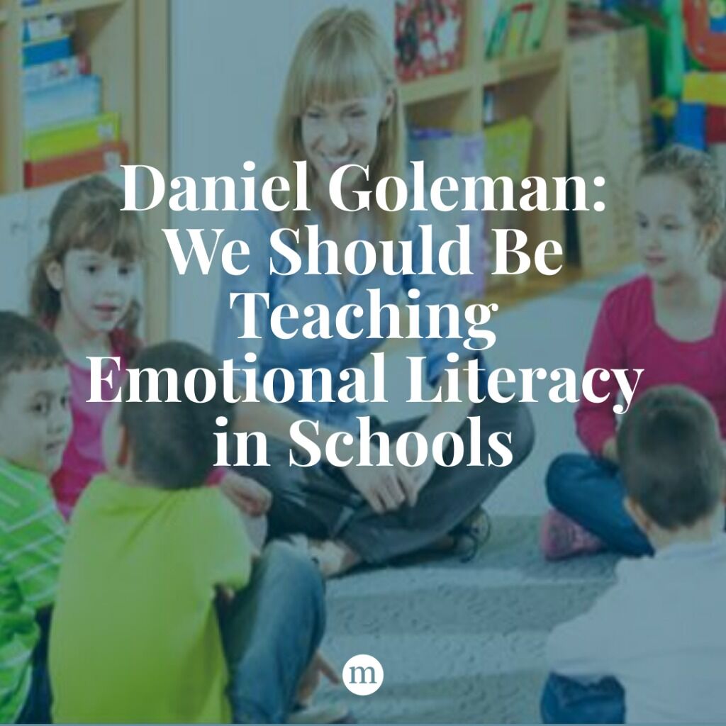 Daniel Goleman: We Should Be Teaching Emotional Literacy in Schools