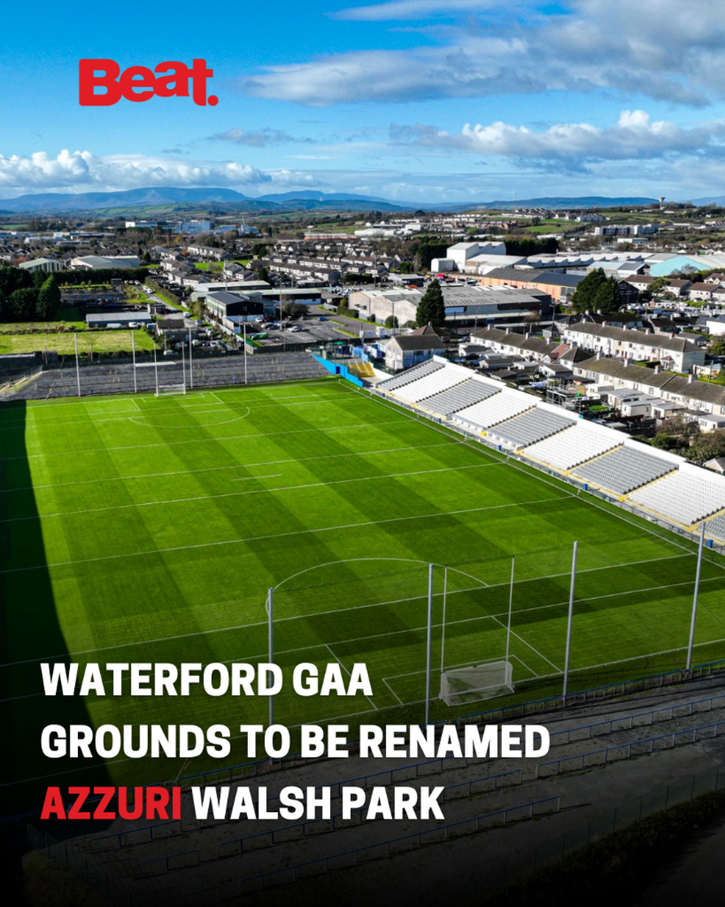 Waterford GAA county grounds to be renamed 'Azzuri Walsh Park'