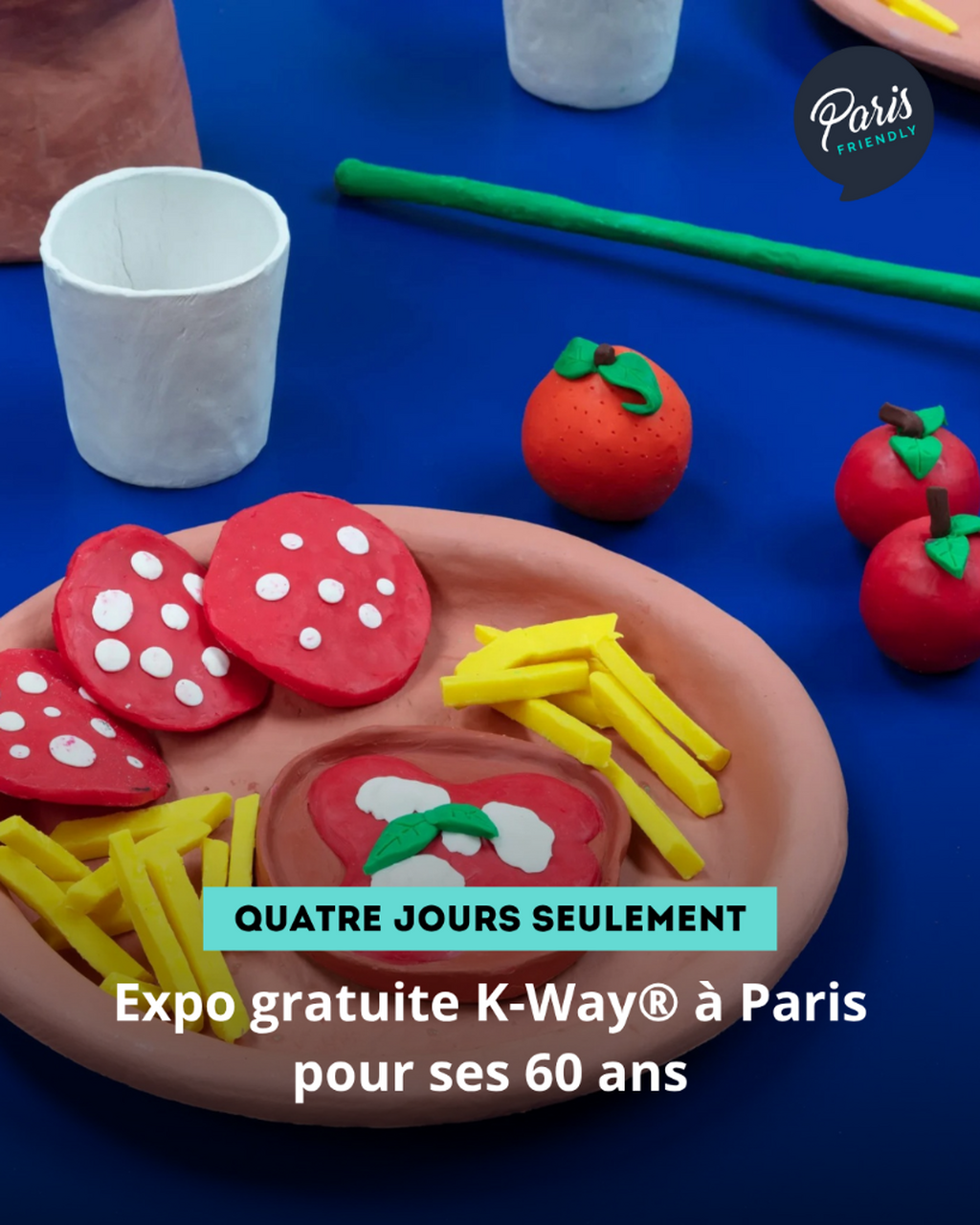 Expo gratuite K-Way&reg; &agrave; Paris pour ses 60 ans