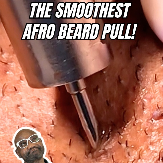 The Smoothest Afro Beard Pull