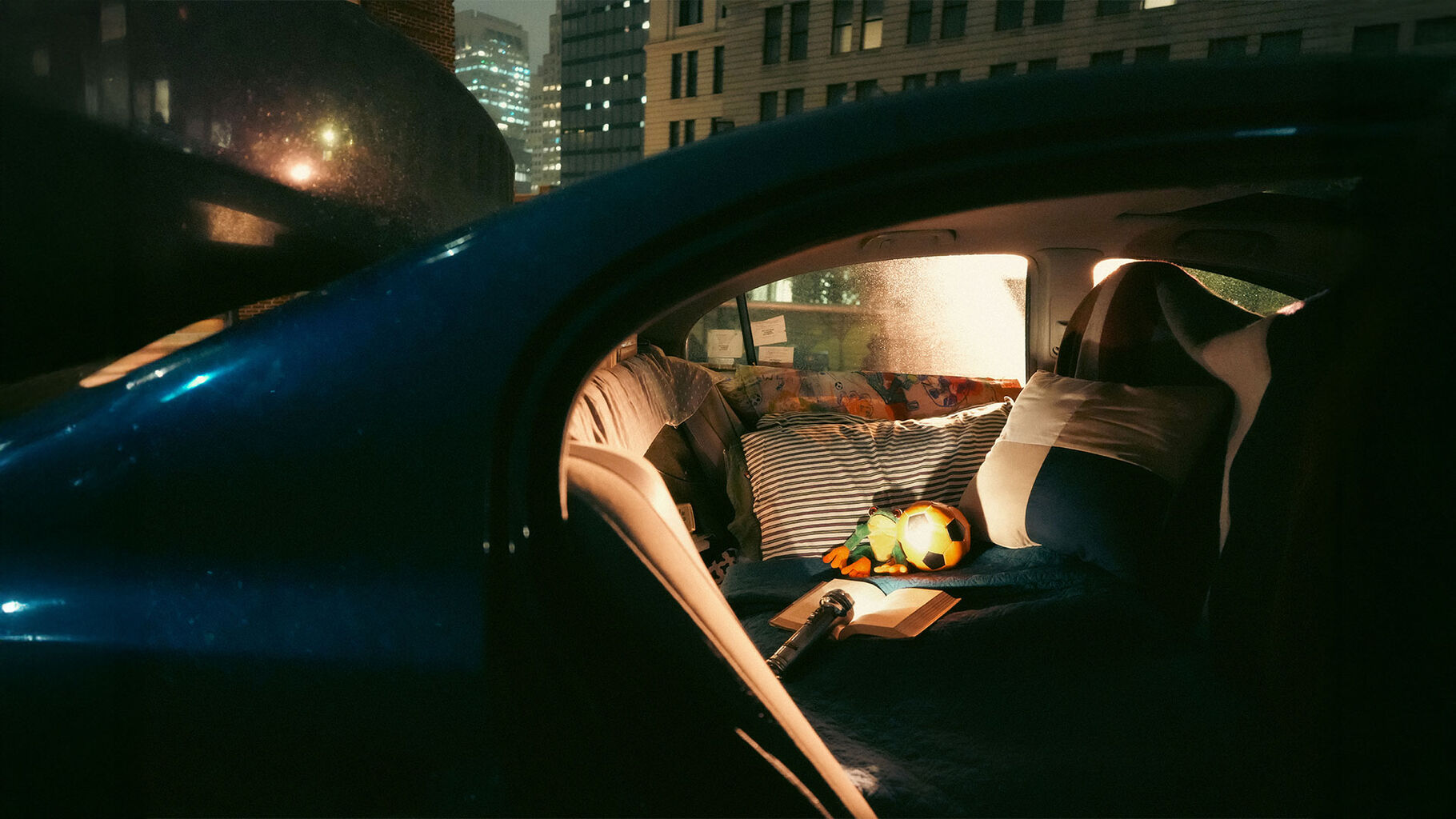 Parked cars become kids&rsquo; bedrooms in adam&eveDDB&rsquo;s stark installation about child homelessness