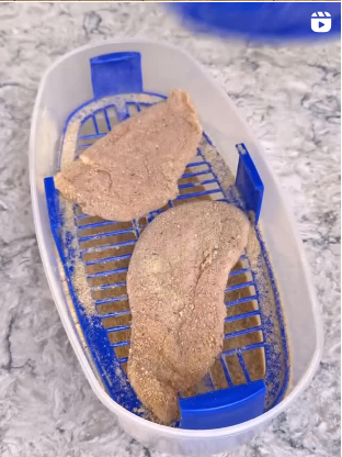 Batter Fish Breader Shaker Bowl