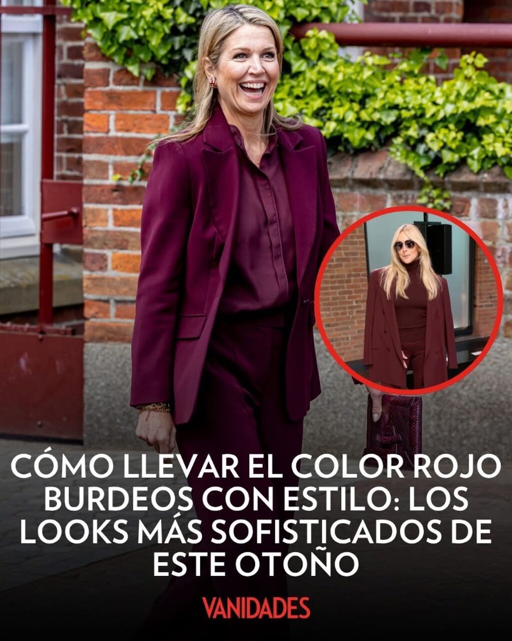 C&oacute;mo llevar el color rojo burdeos con estilo: los looks m&aacute;s sofisticados de este oto&ntilde;o