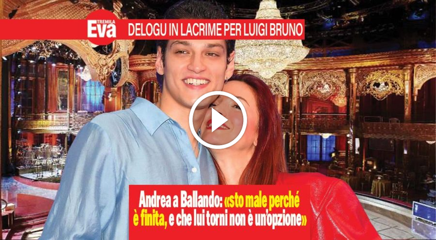 Andrea Delogu e Luigi Bruno, la fine della storia fa male
