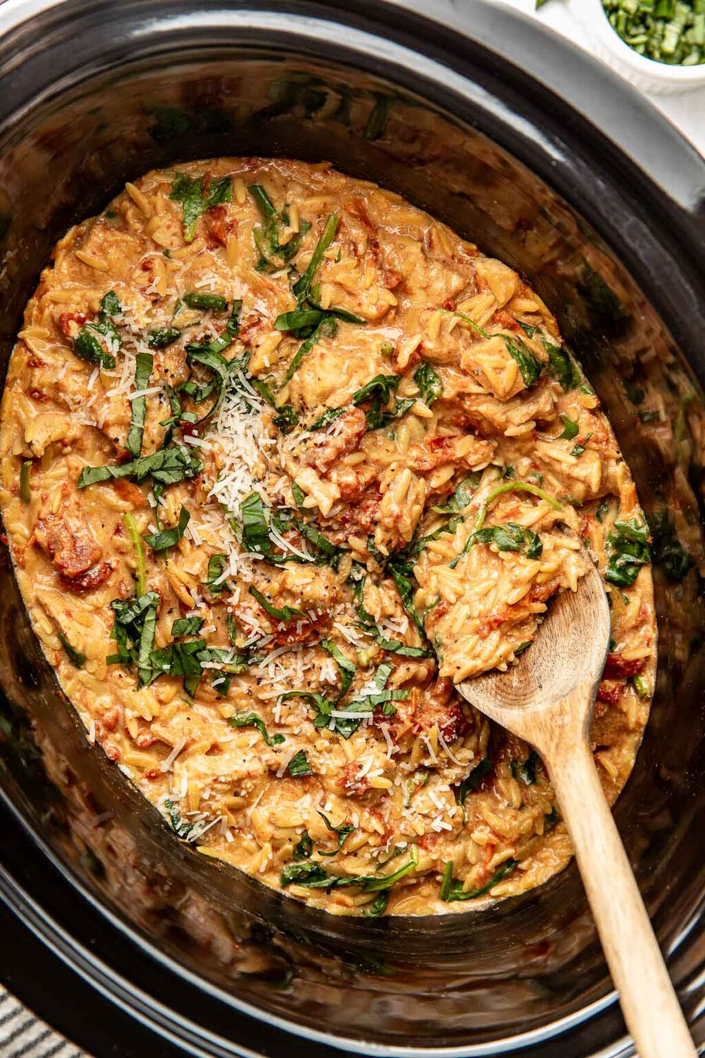 Crockpot Tuscan Chicken