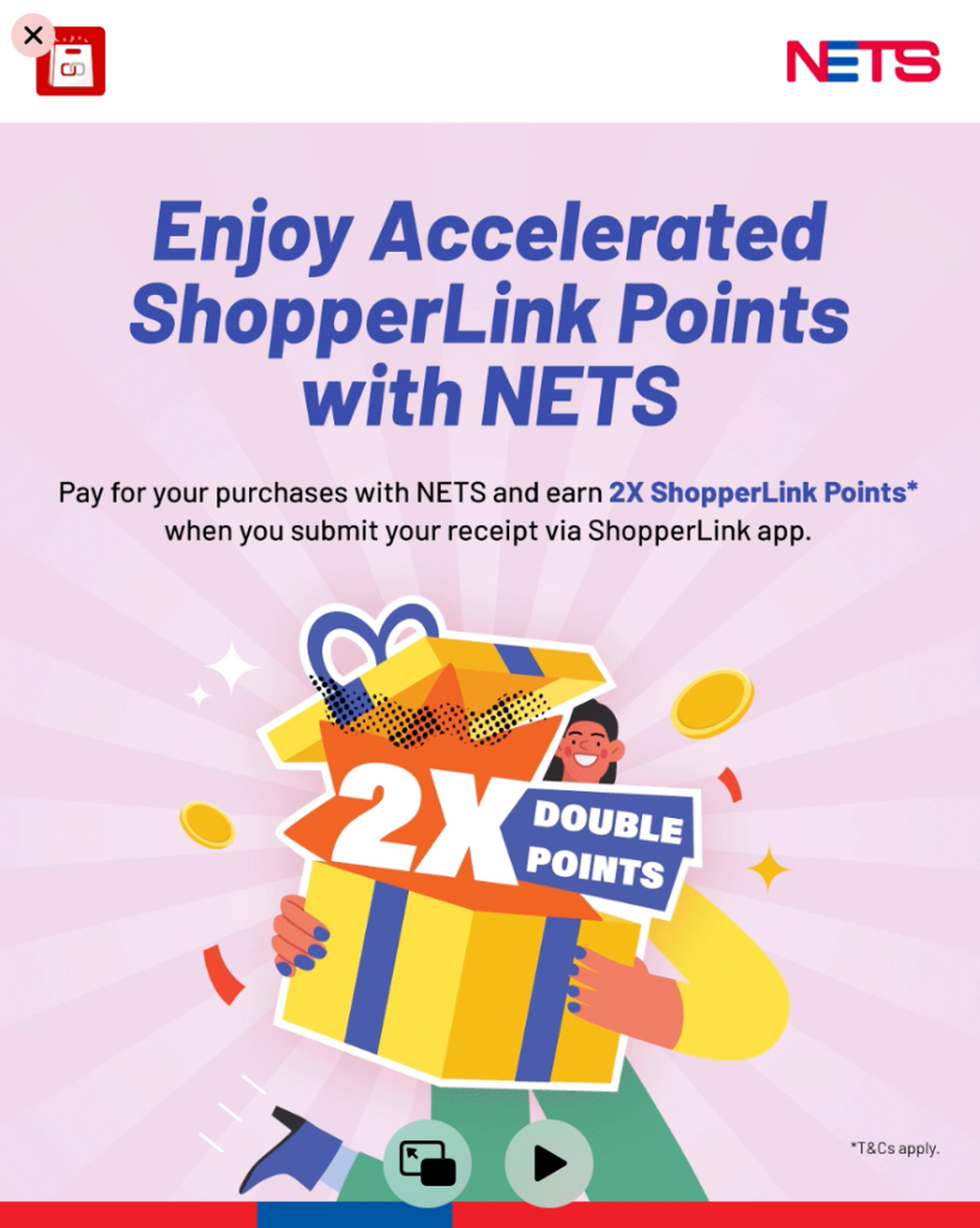 NETS X ShopperLink Promotion