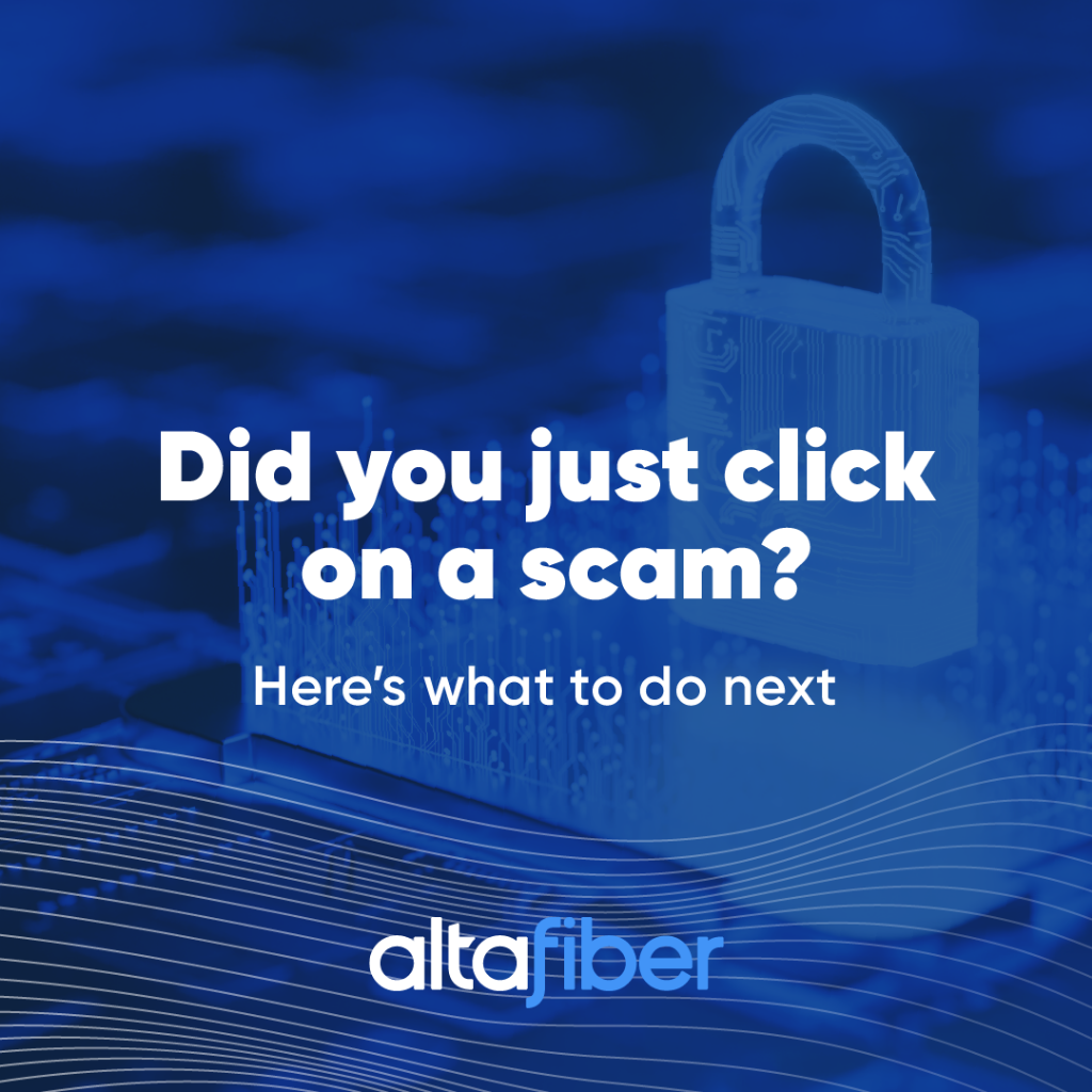 Cybersecurity Month: Click on a Scam?