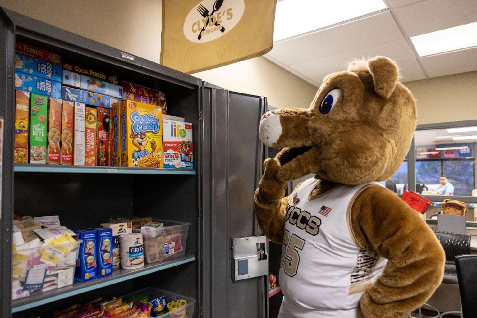Ent Center Donation to Clyde's Cupboard on UCCS News!