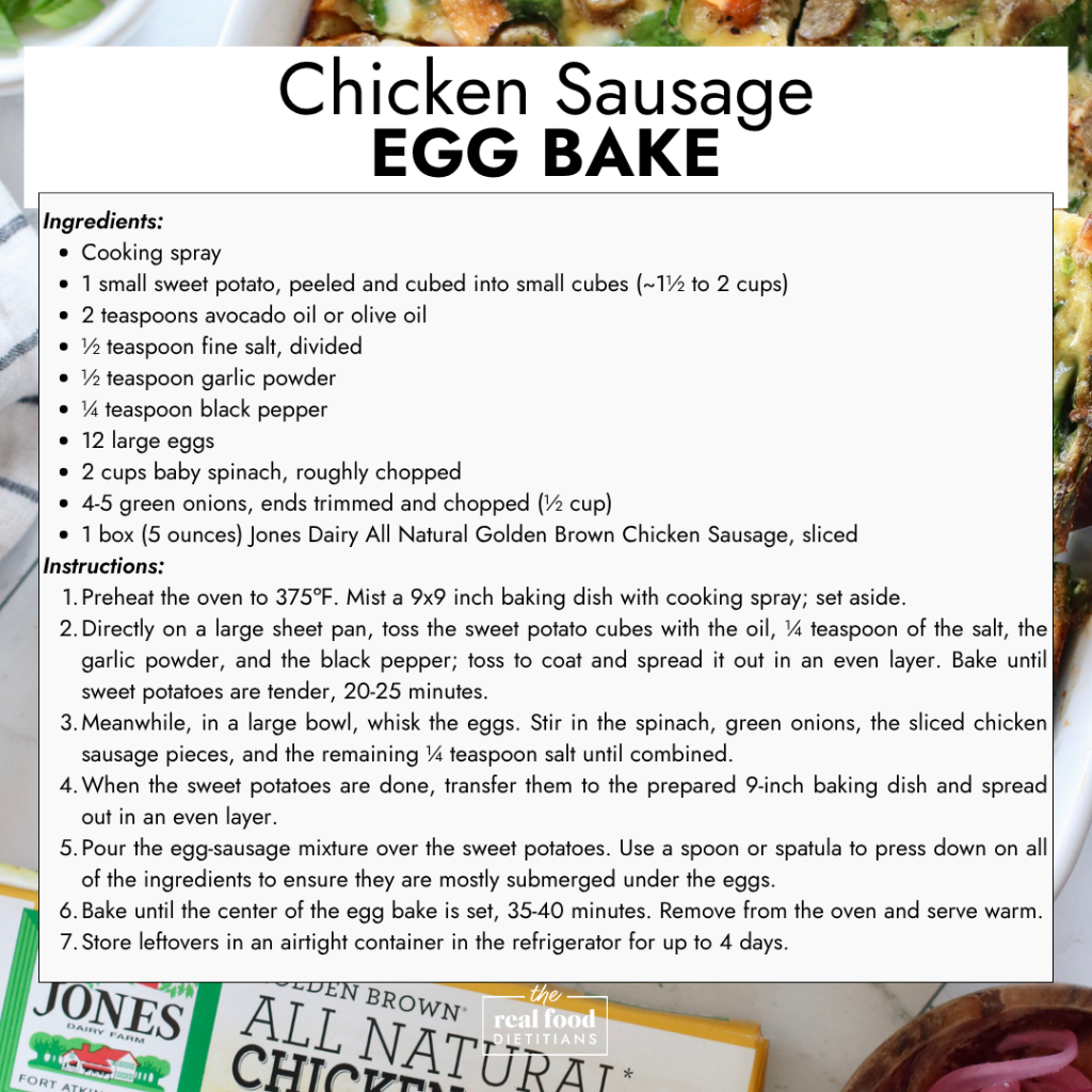 Chicken Sausage Egg Bake