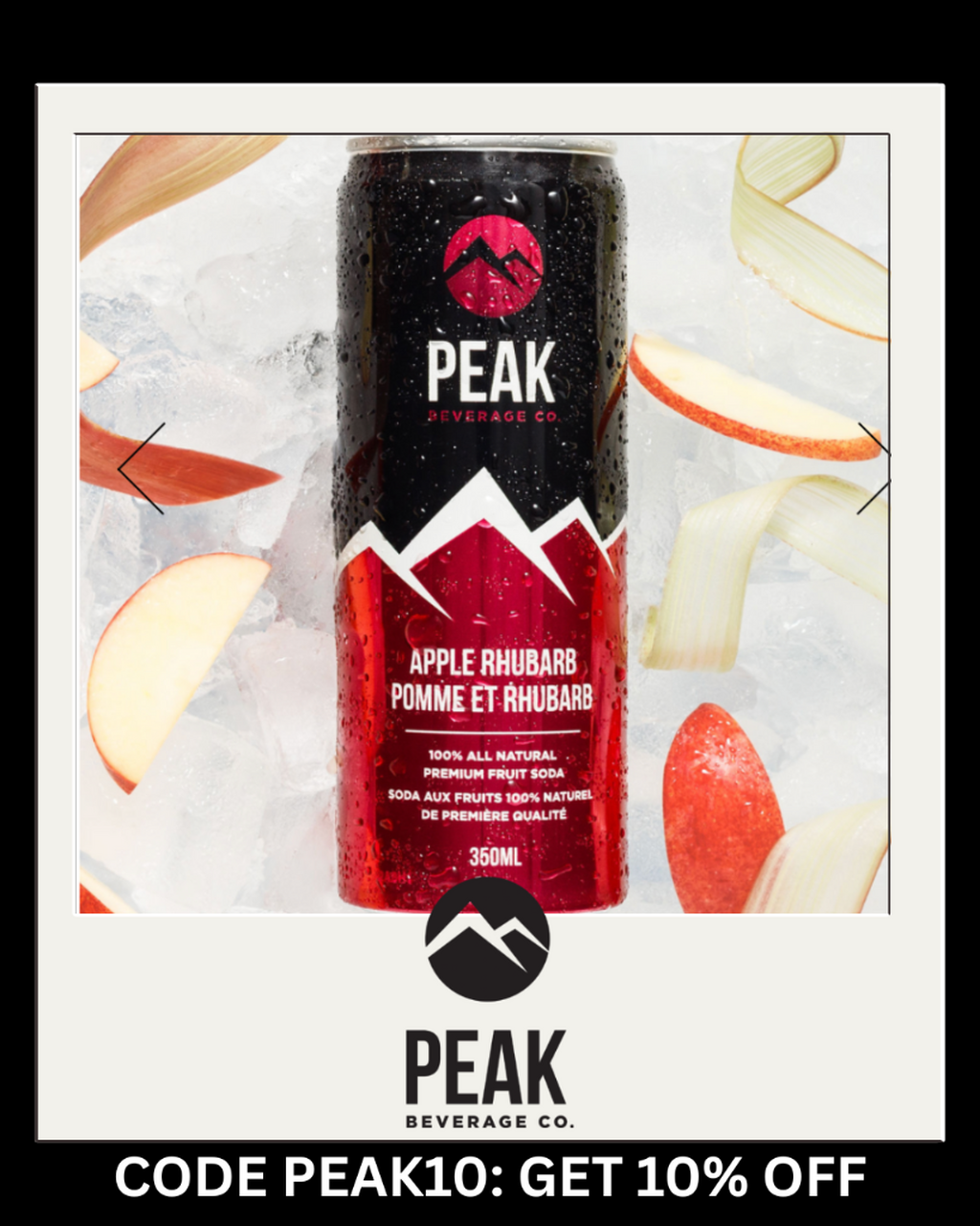 Peak Beverage Co., BC fruit, all natural, promo code, discount code