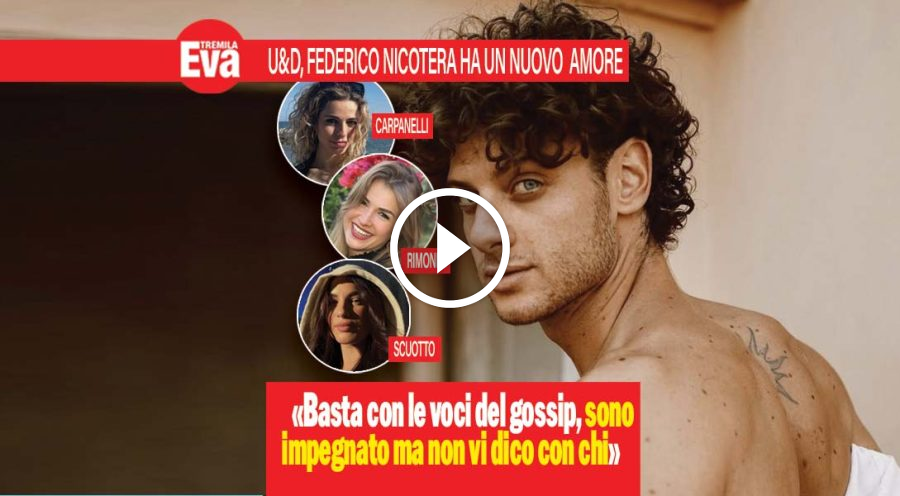 Federico Nicotera innamorato, il tronista ha trovato l'amore