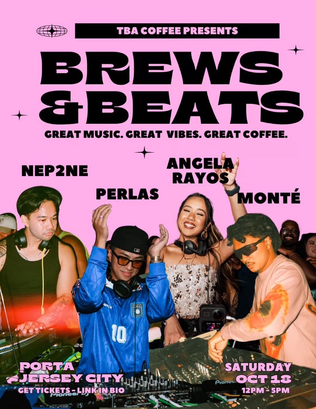 Brews & Beats - Coffee Day Party @ Porta Rooftop