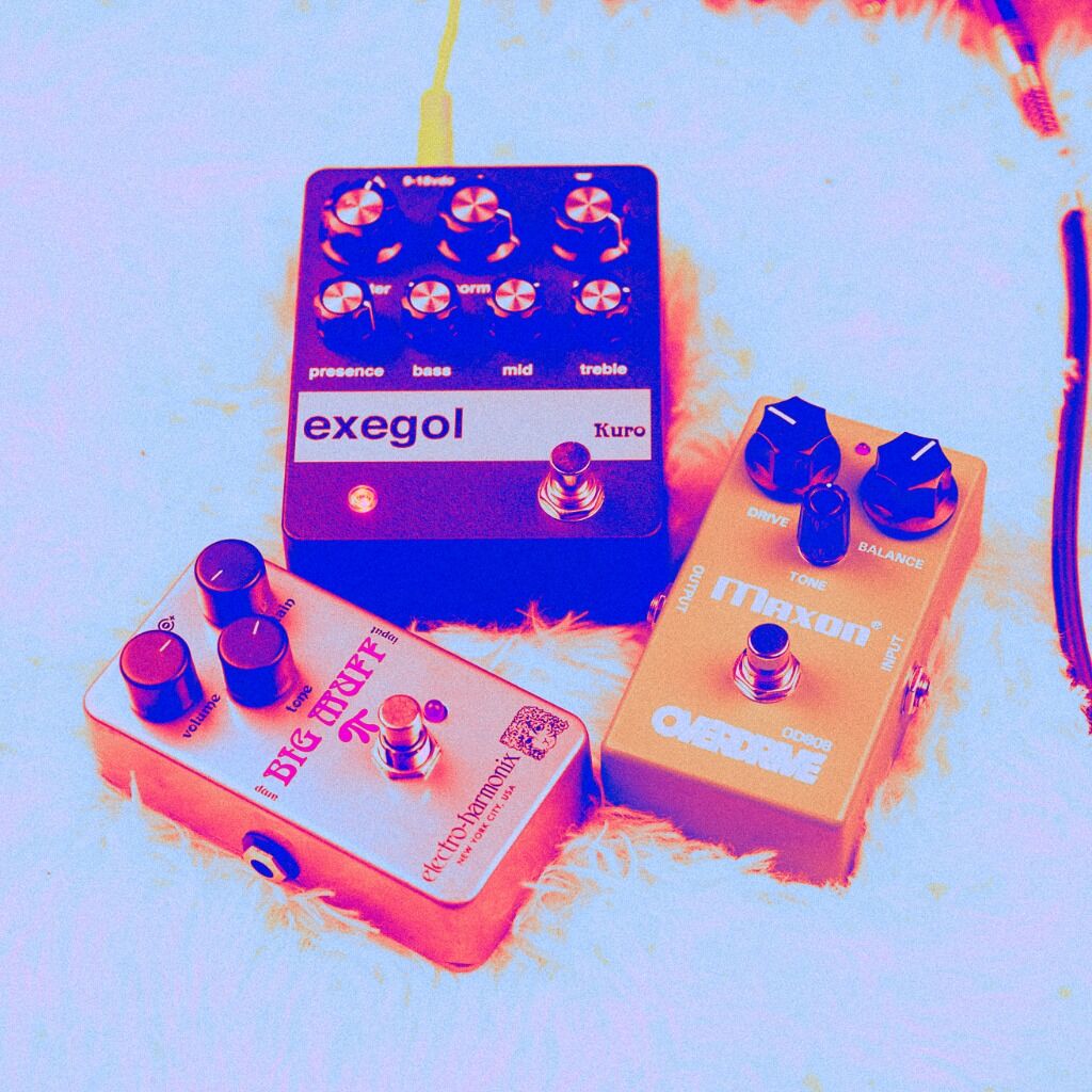 Exegol by Kuro Custom Audio - Sunn Model T preamp pedal with Tube Screamer and Big Muff
