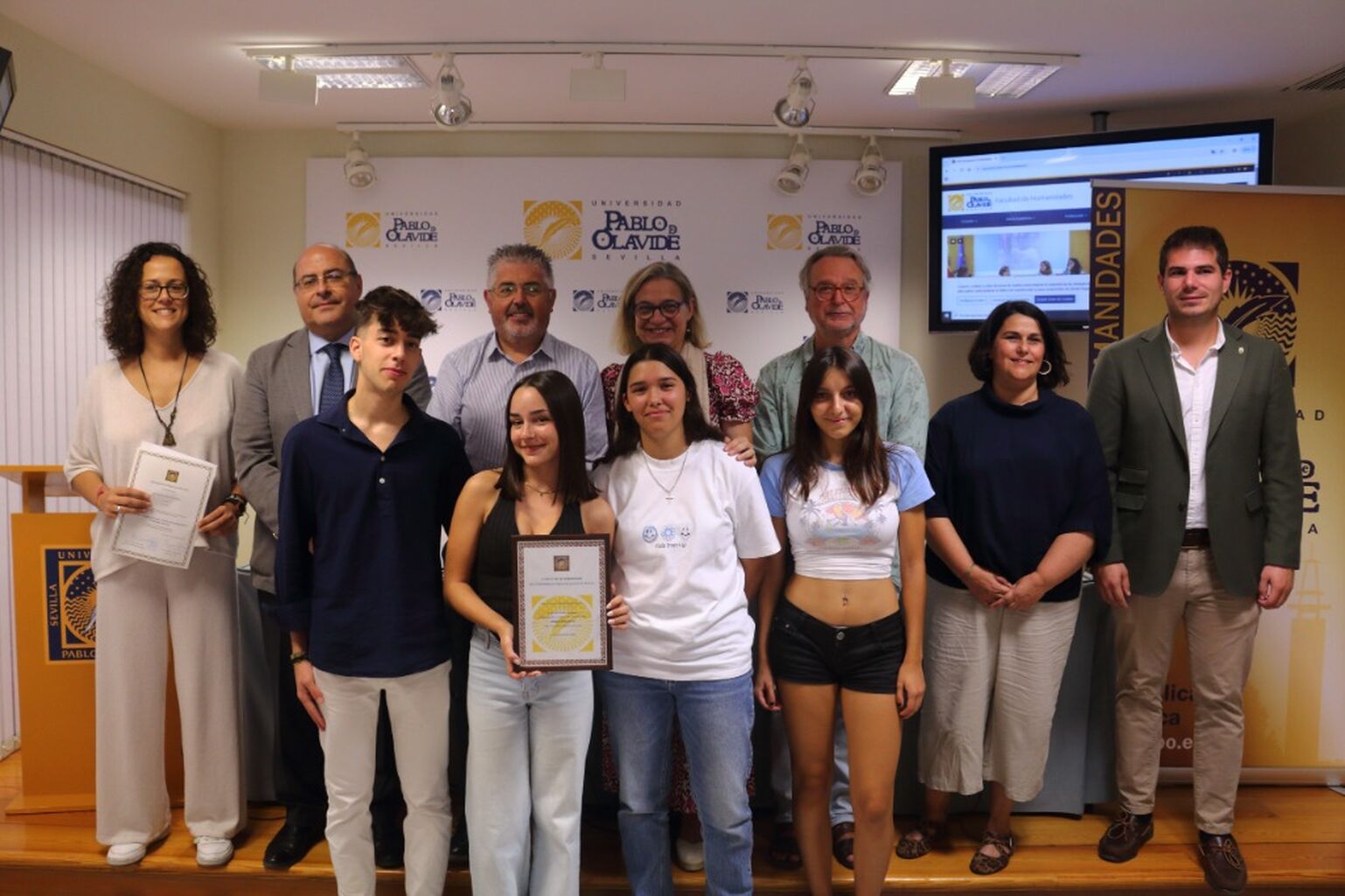 El IES de Llerena de Badajoz, ganador del XI Premio Humanitas de la UPO para J&oacute;venes Investigadores