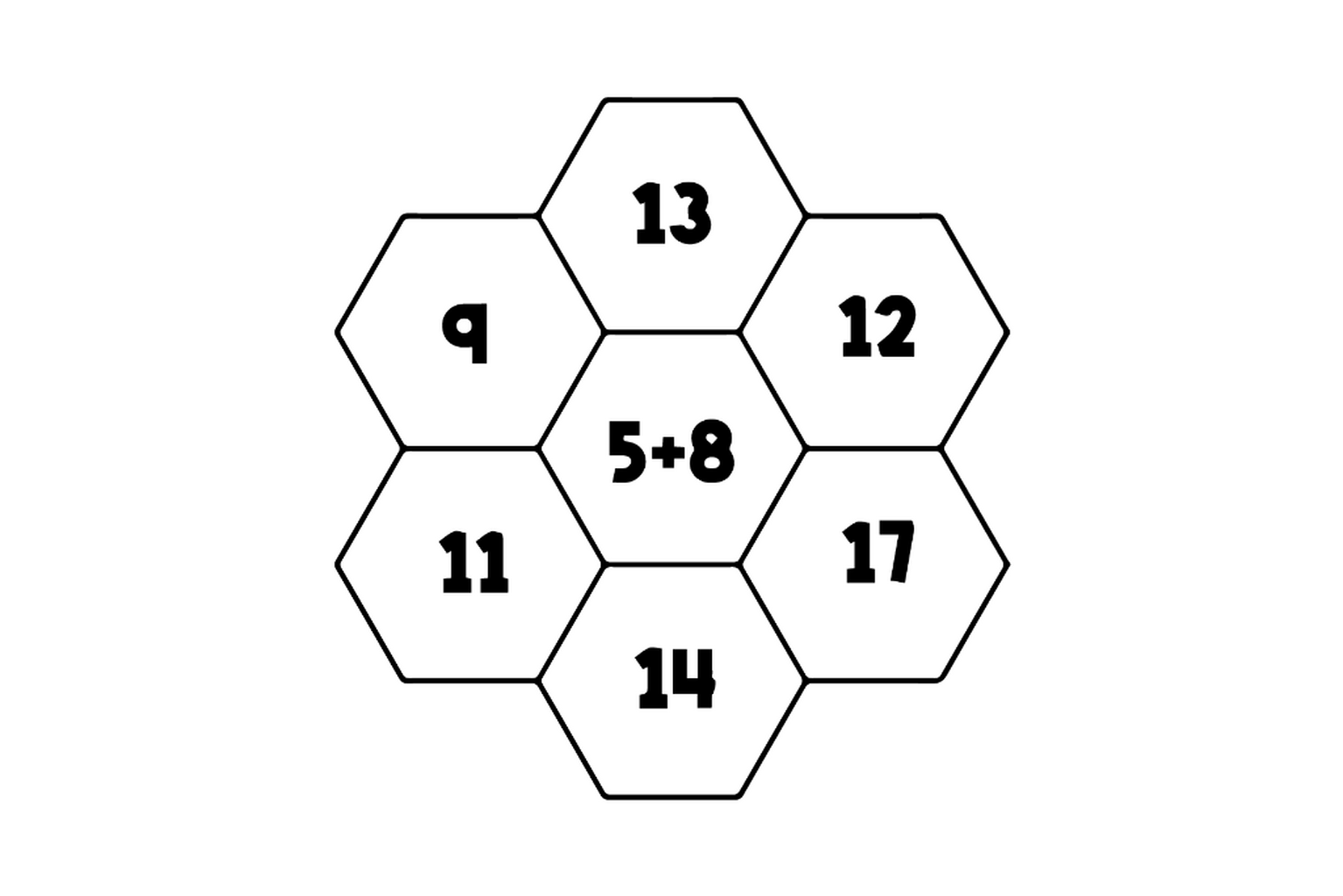 hex&aacute;gonos foldable