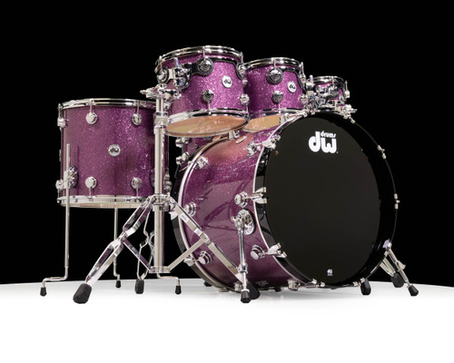 DW Collector's Original Standard Maple 6pc Shell Pack - Purple Glass
