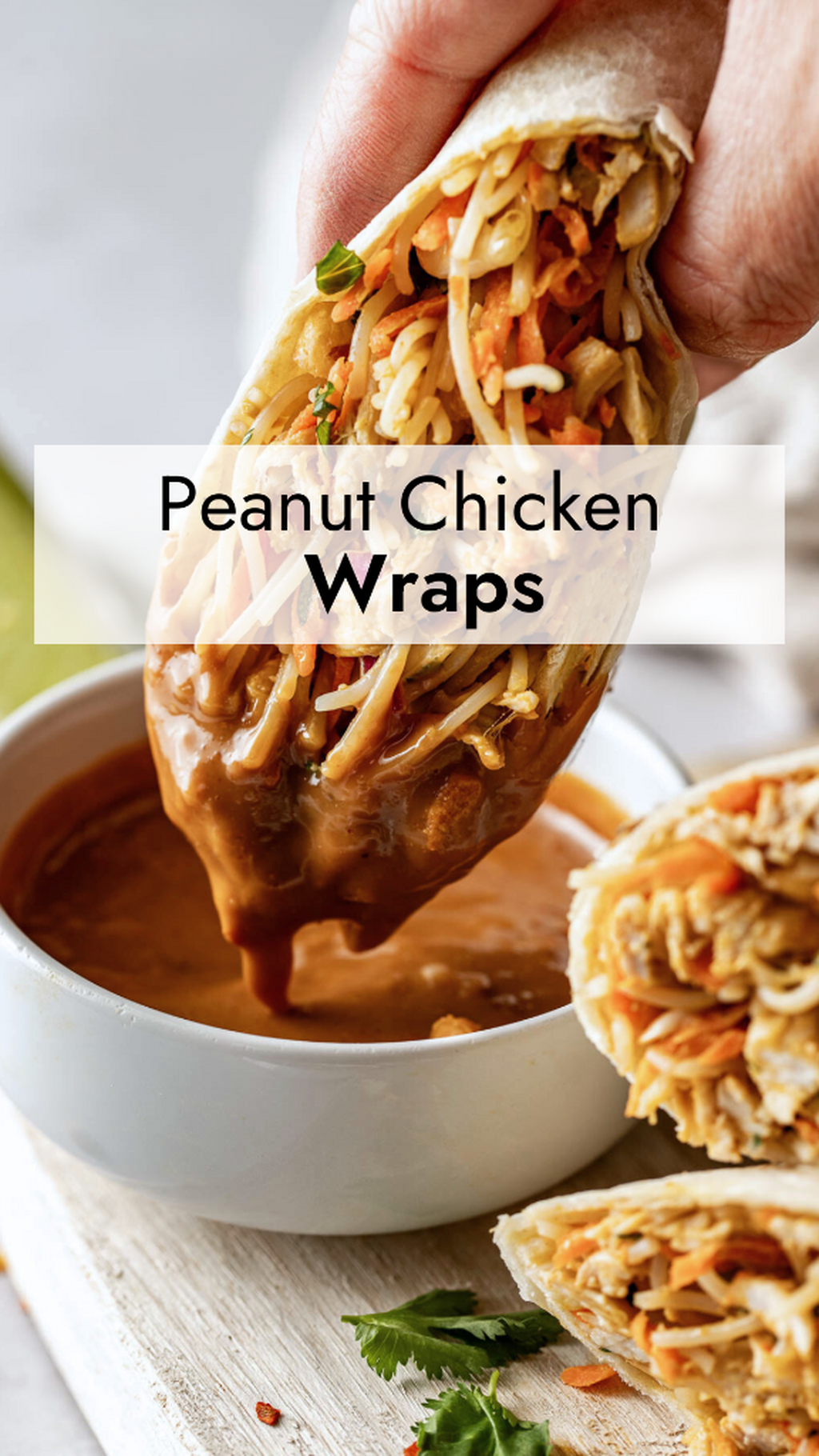 Chicken Peanut Wrap