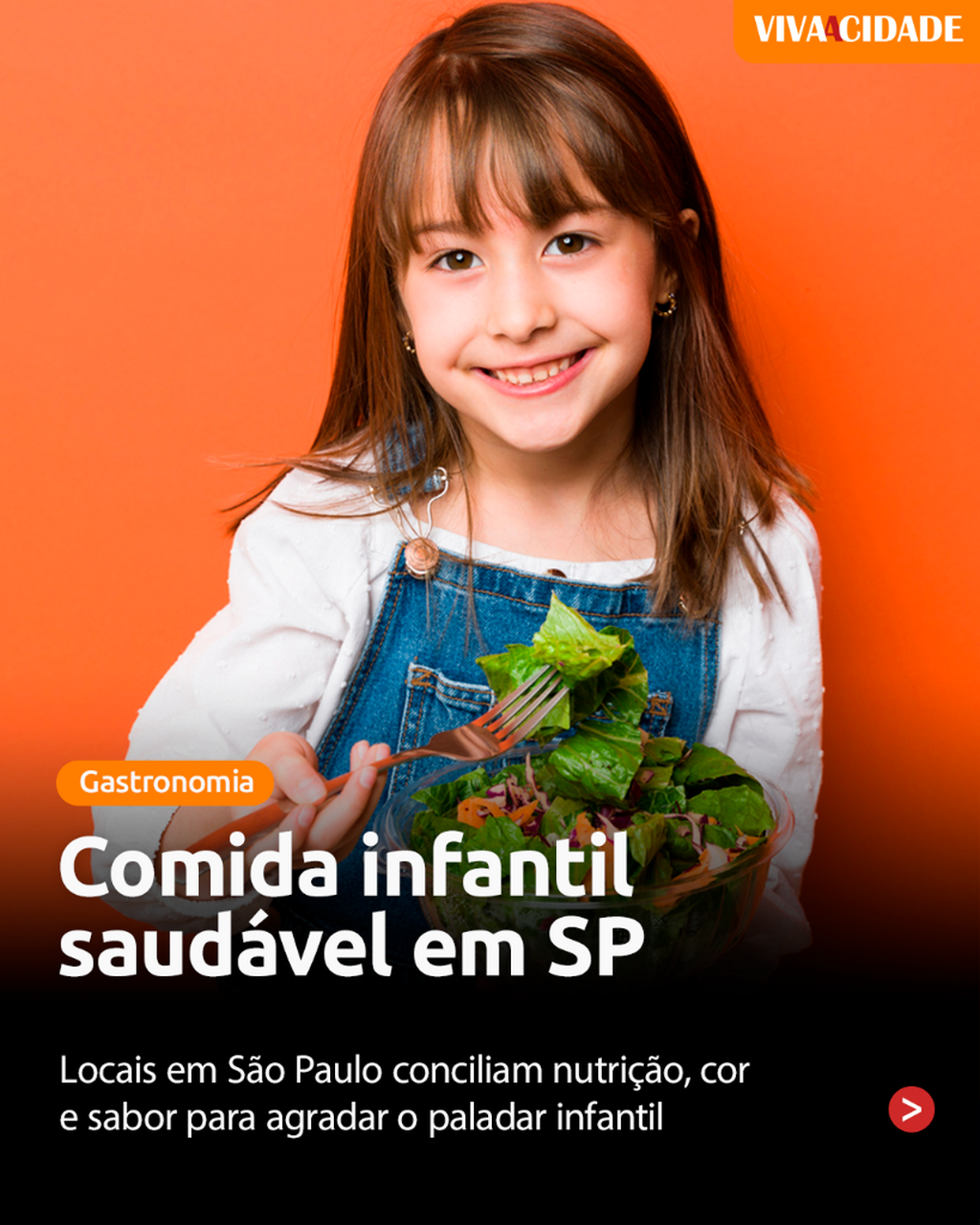 Comida infantil saud&aacute;vel em SP