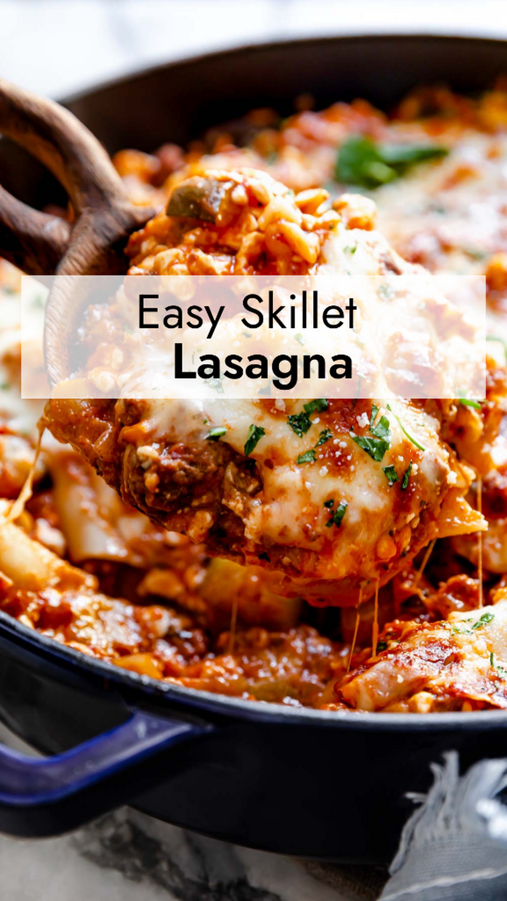 Easy Skillet Lasagna