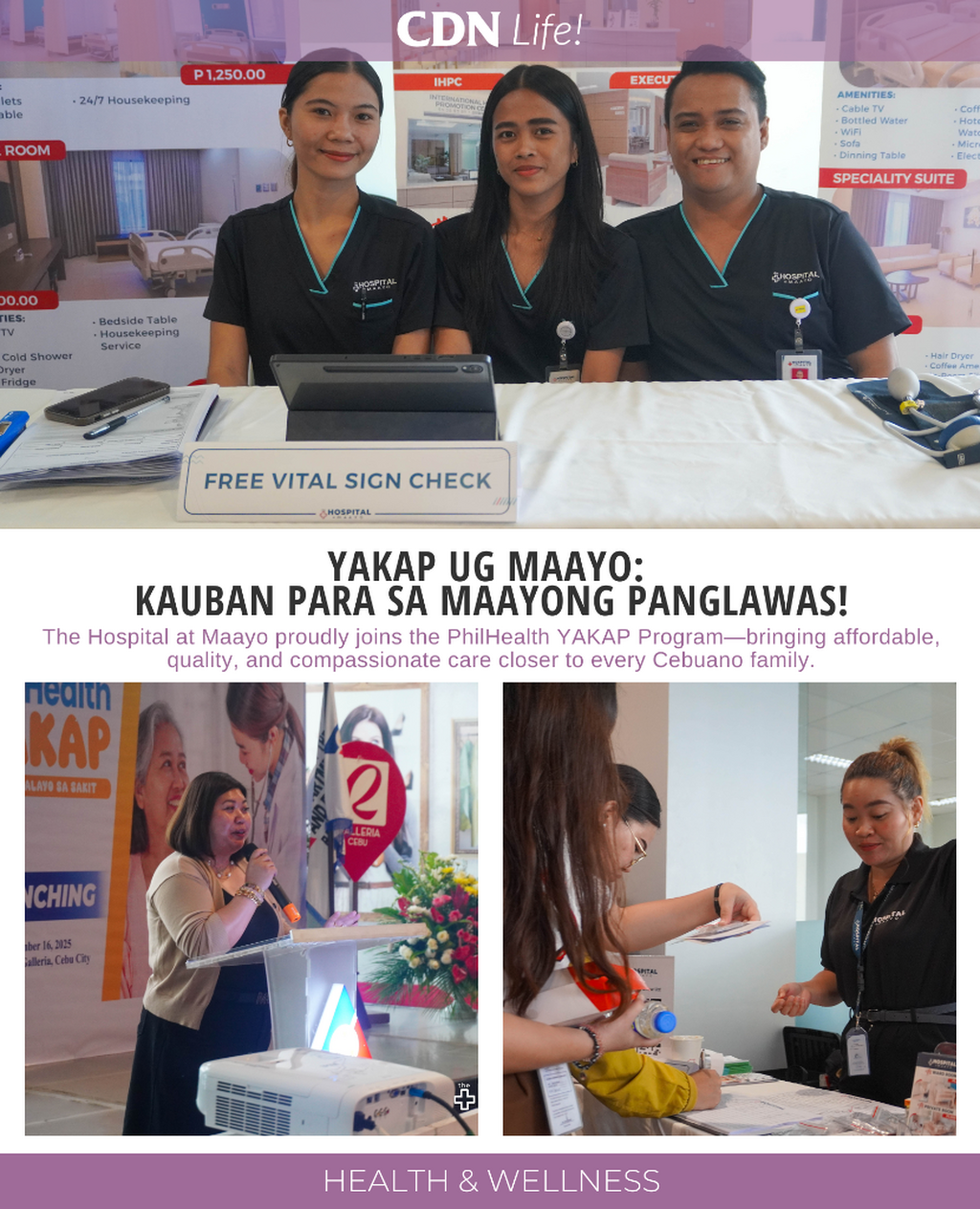 The Hospital at Maayo among Cebu&rsquo;s first to join PhilHealth YAKAP