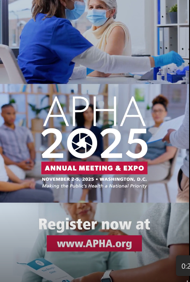 Register Now for APHA 2025