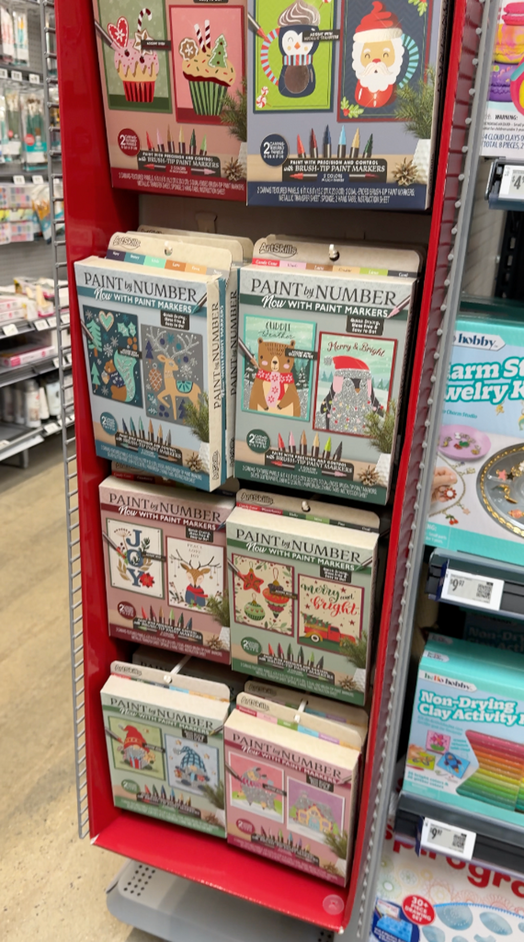 Holiday Paint By Number Marker Sets