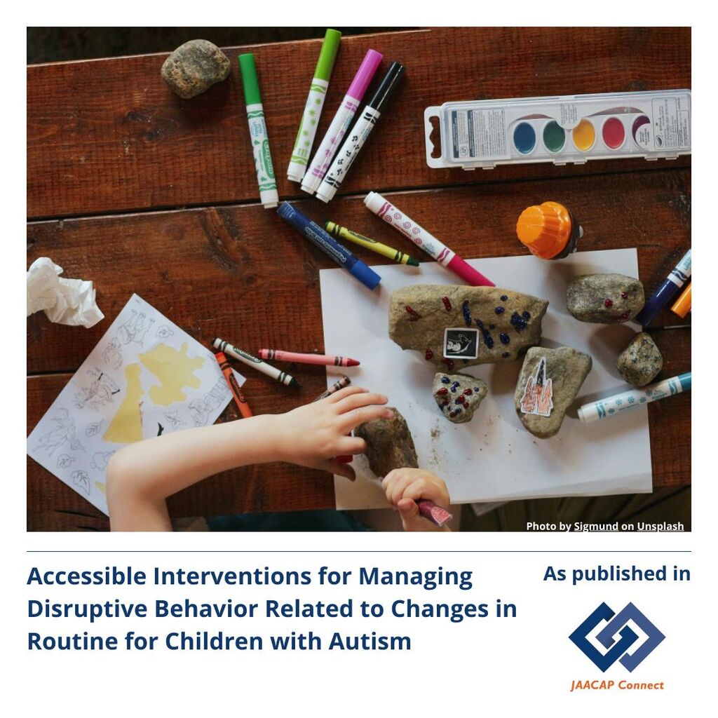 JC 0425 Accessible Interventions for Managing Disruptive Behavior