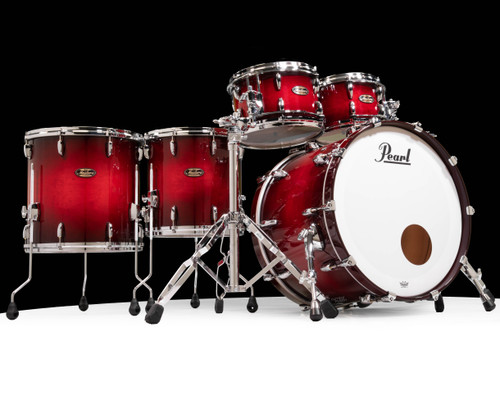 Pearl Masters Maple/Gum 5pc Shell Pack - Deep Redburst (886)