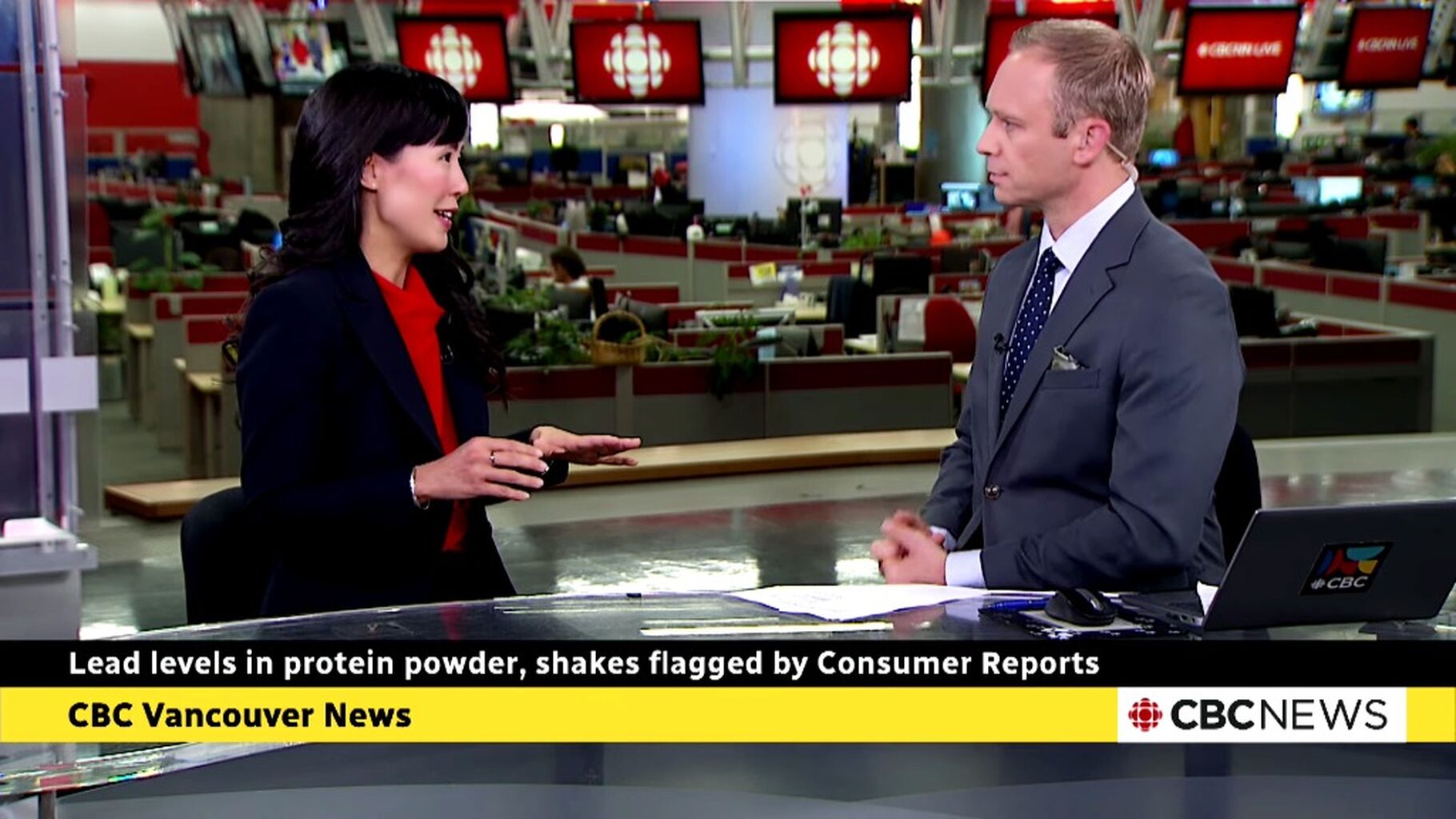 CBC News - Worrying levels of lead in protein powder flagged by Consumer Reports