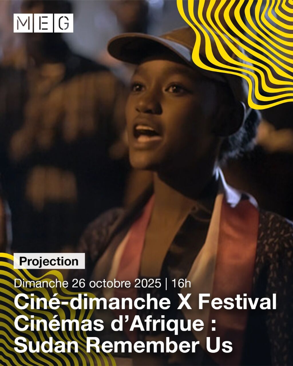📢 Cin&eacute;-dimanche X Festival Cin&eacute;mas d&rsquo;Afrique : &laquo; Sudan Remember Us &raquo; 📢
